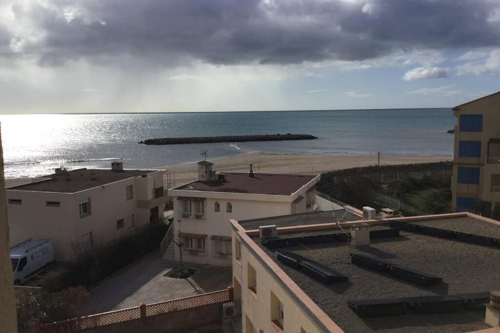T3 Vue Exceptionnelle Avec Acces Prive A La Plage, Wifi, Clim - Dansnotreappart-Com - Valras-Plage Bagian luar foto